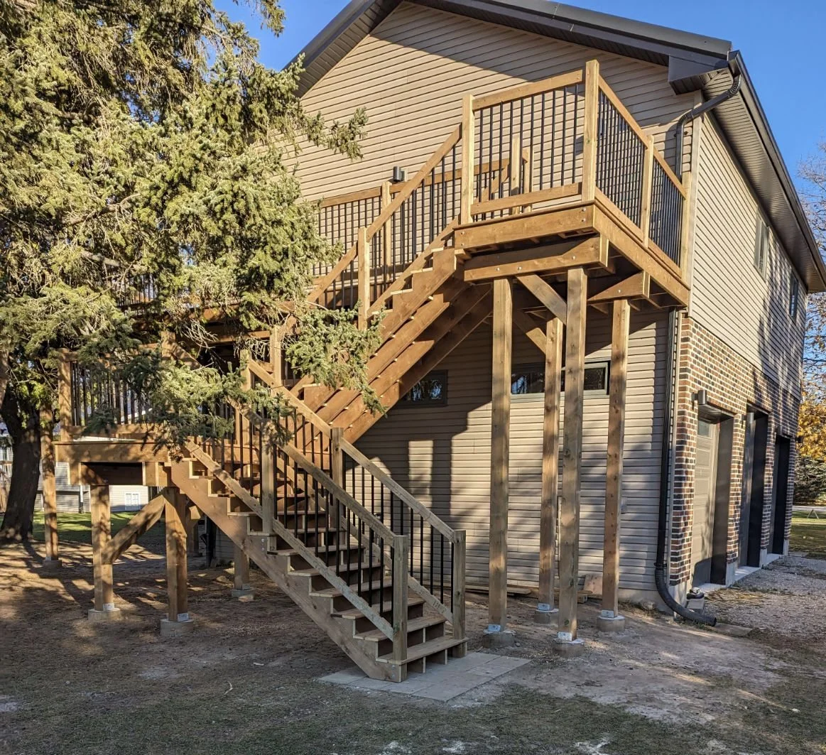 Outdoor Stair & Deck Build by Go Hard Corporation
