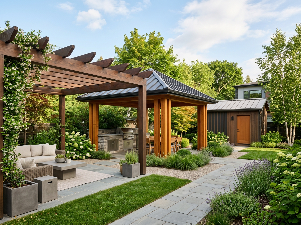 Gazebos, Pavilions, Pergolas, Sheds